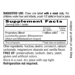 Kid´s Kyodophilus - Tabla